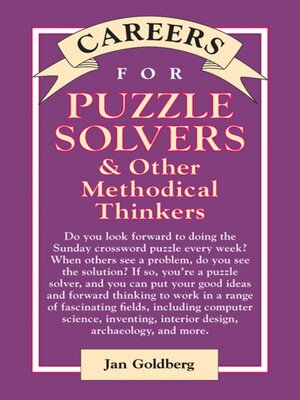 cover image of Careers for Puzzle Solvers & Other Methodical Thinkers